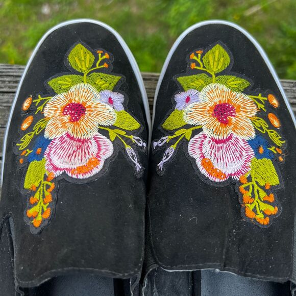 Steven by Steve Madden Natural Confort Natun Slip-On Embroidered Mules Size 8 - Picture 13 of 16